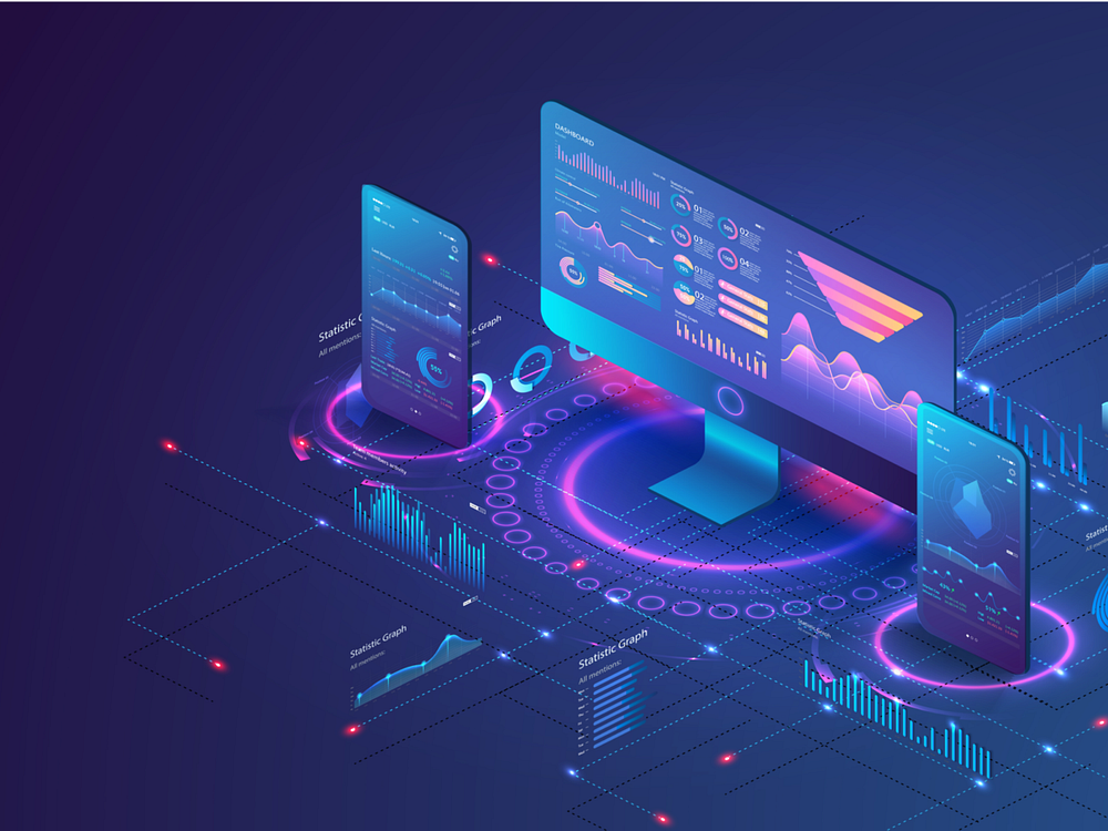 illustration of web analytics
